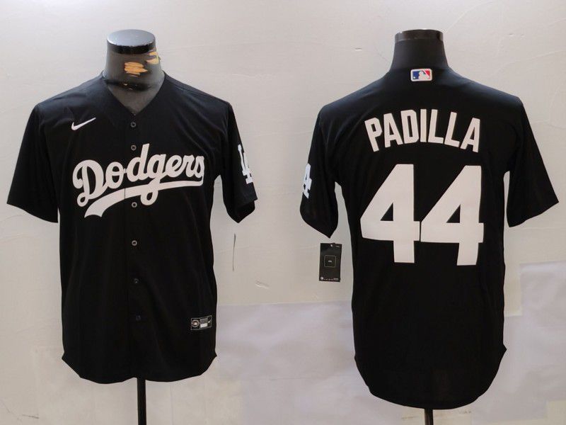 Men Los Angeles Dodgers #44 Padilla Black Game 2024 Nike MLB Jersey style 1->indianapolis colts->NFL Jersey